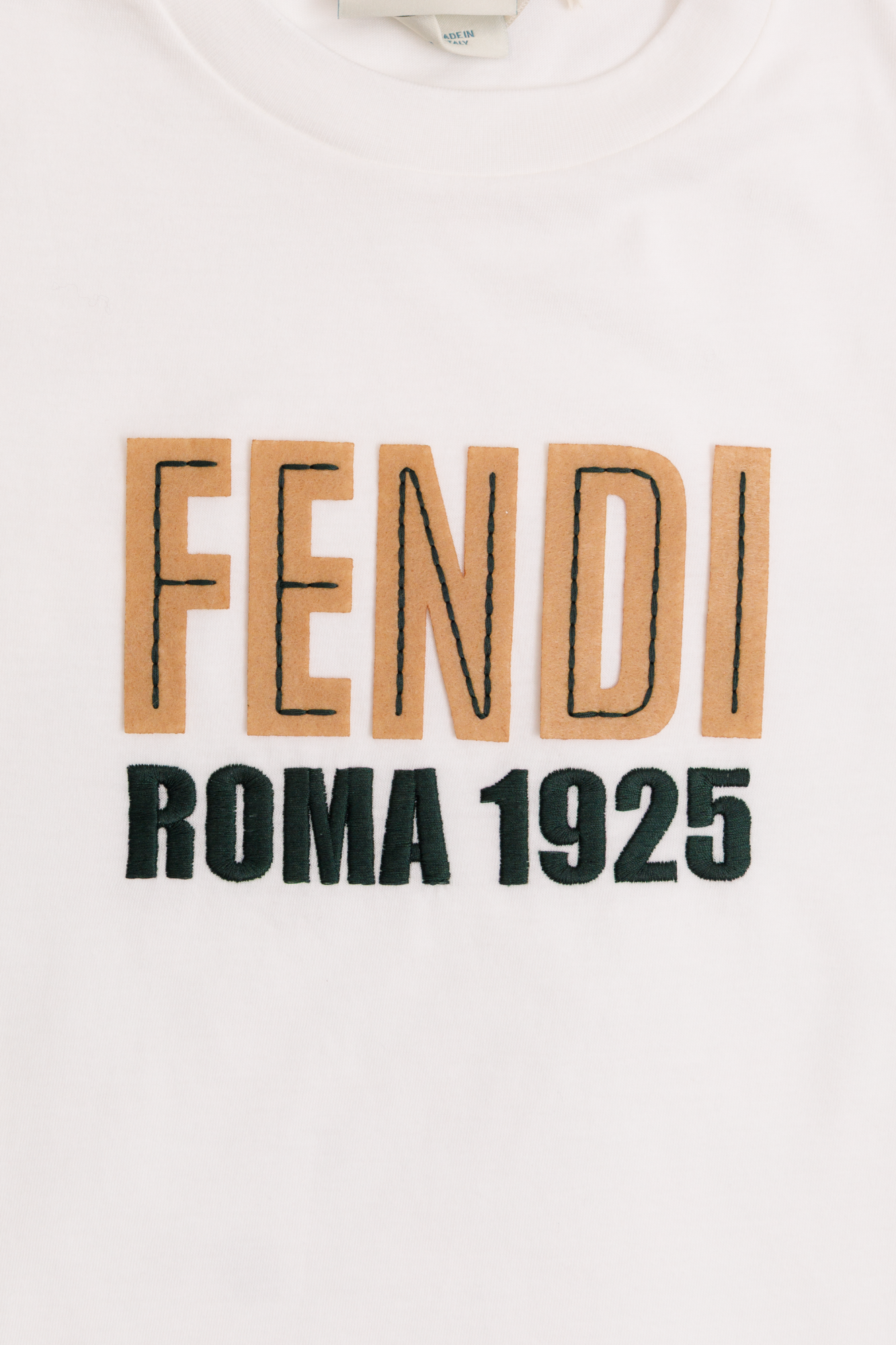 Fendi Kids T-shirt with logo patch | Kids's | Vitkac